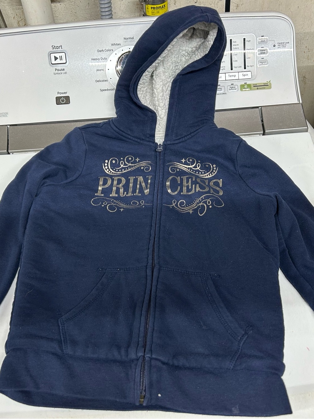 Girls Princess Hoodie 7/8